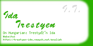 ida trestyen business card